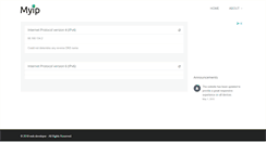 Desktop Screenshot of myip.dk