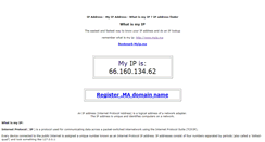 Desktop Screenshot of myip.ma