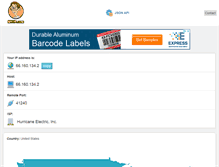 Tablet Screenshot of myip.com